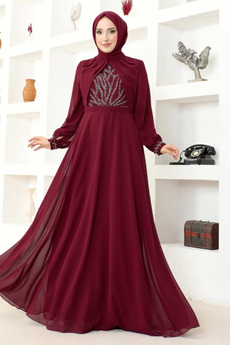 ⁦SFMSL52886 | فستان سهرة⁩ - الصورة ⁦3⁩