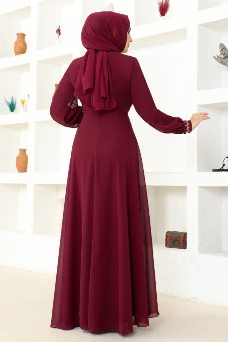 ⁦SFMSL52886 | فستان سهرة⁩ - الصورة ⁦4⁩