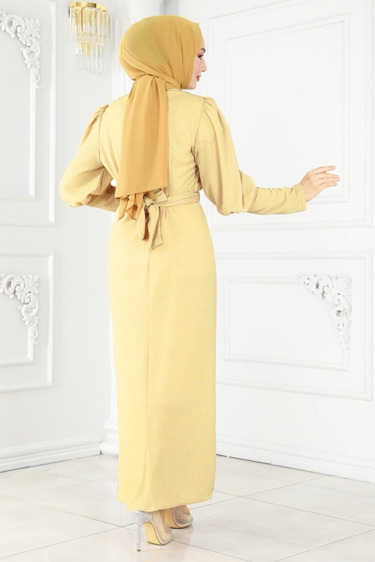 ⁦SF4549ALG474 | فستان سهرة⁩ - الصورة ⁦5⁩