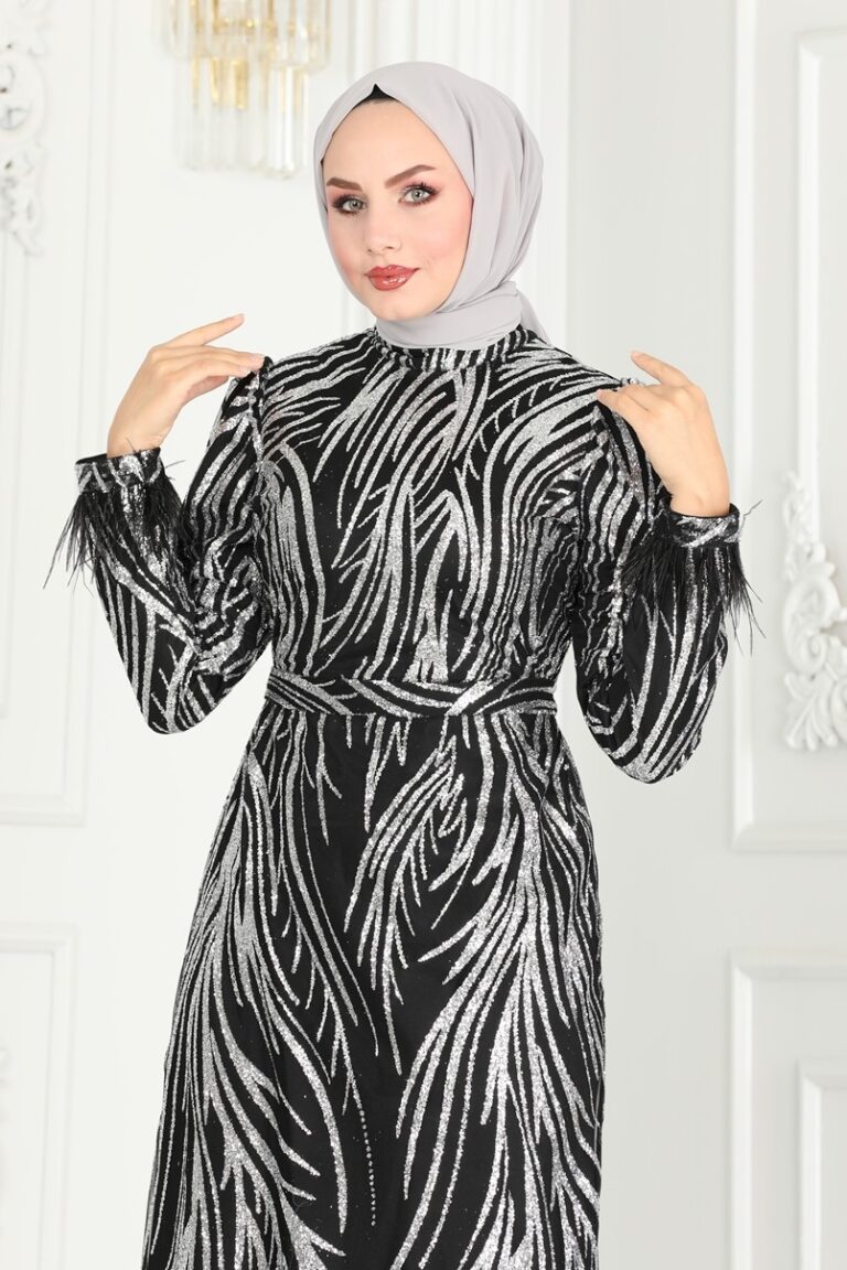 ⁦SF6588YG95 | فستان سهرة⁩ - الصورة ⁦3⁩